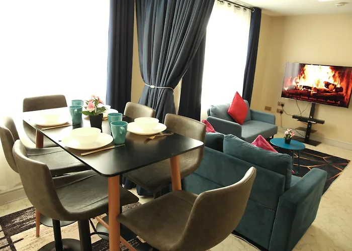 公寓 Stylish 2-bedroom Modern Apt, 15-mins To Airport, Dcu, Centre 都柏林